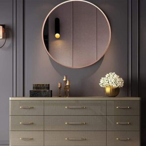 Round 18 Inch Mirror (Rose Gold)
